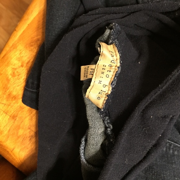 ๐HP๐maternity jeans, dark denim slim cut size PM - Picture 4 of 4